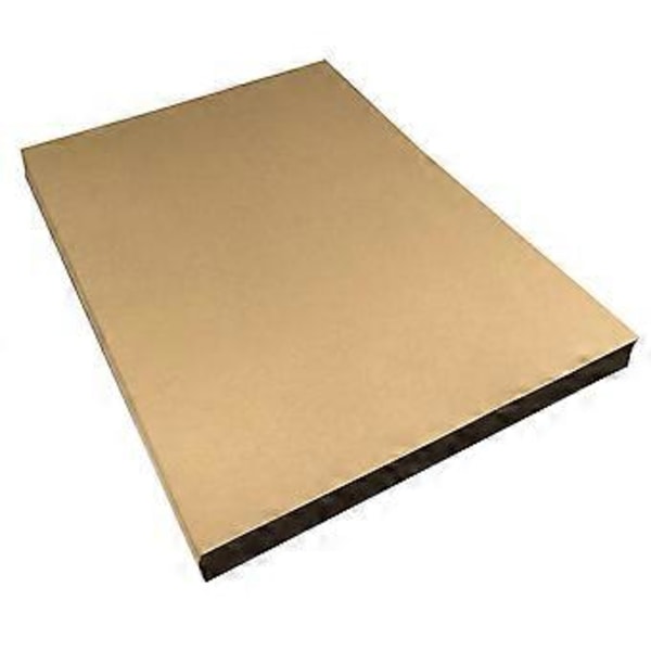 50 ark 21x29cm A4 Blankt Kraftpapper Retro Skrivpapper Vintage Brevpapper Kontorsmaterial (Vikt 120g)