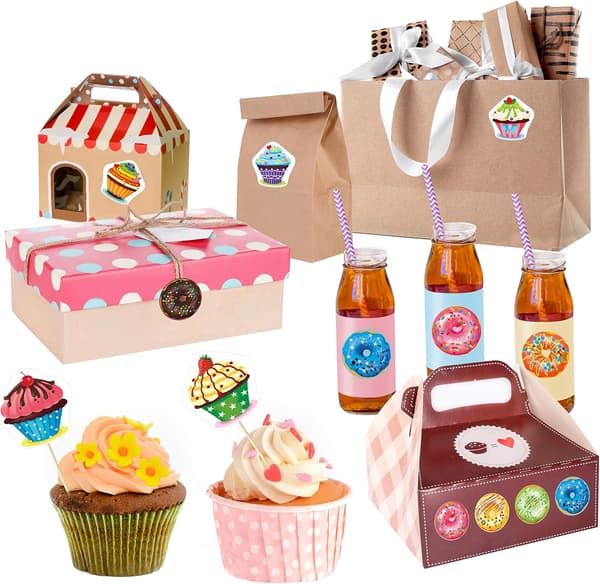 1000 st (Varje mäter = 3,8 cm i diameter) Cupcake Donut D