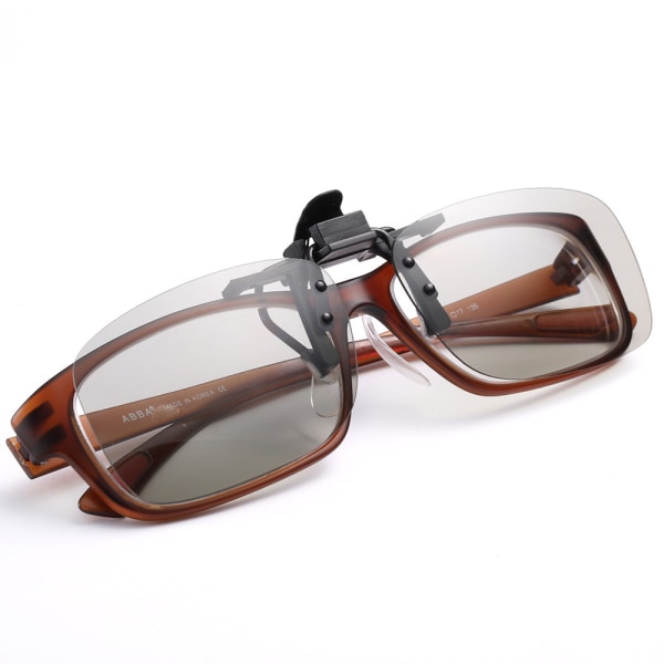 Clip-on 3D Glasögon 3d Stereo Glasögon Glasögon Hållare Bra kvalitet