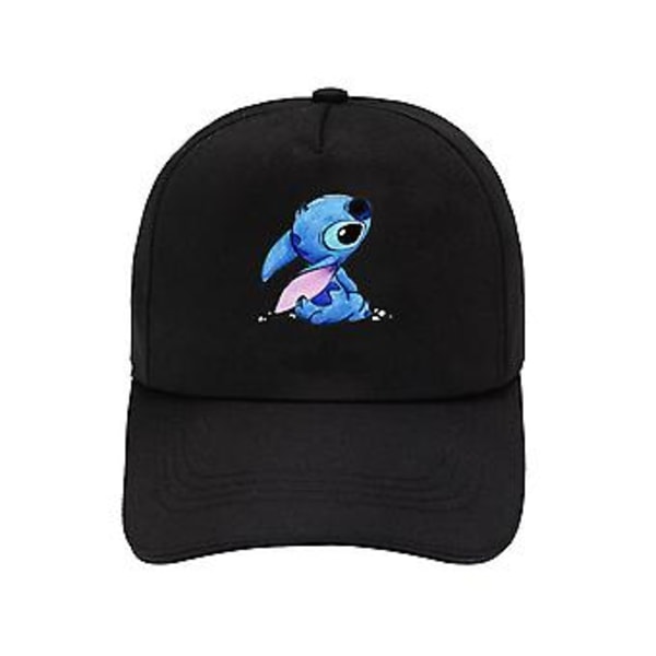 Disney Lilo & Stitch Tryckt Baseballkeps för Barn, Vuxna, Män, Kvinnor, Pojkar, Flickor, Cartoon, Sommar, Justerbar Solskydd, Julgåva (4)