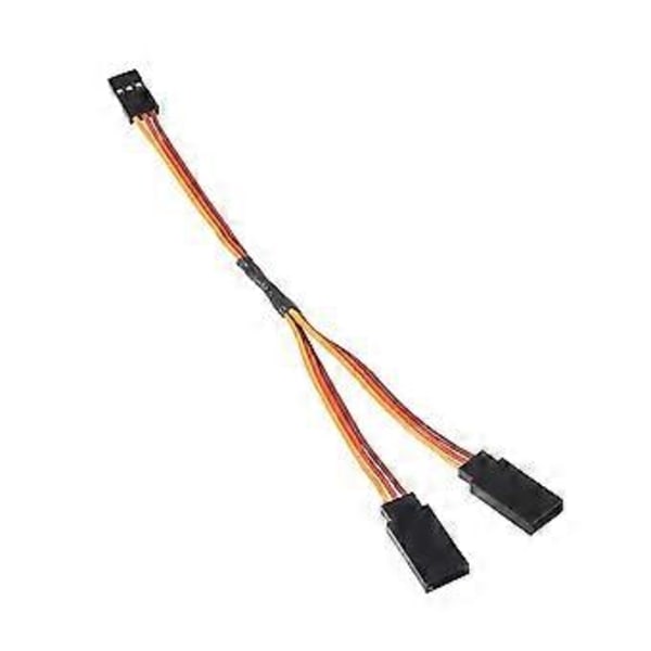 30-kärnig/60-kärnig Servo Förlängningskabel Y-kabel Han till Hona Förlängningsledningar Tråd för R C Helikoptrar (50cm 30 Kärnig Brun)