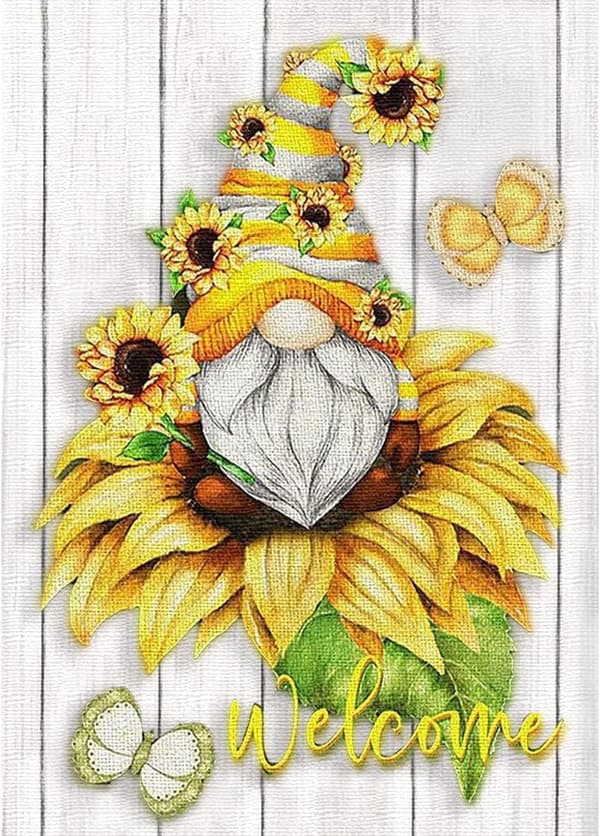 30*40 CM 5D DIY Diamantmaleri Kits, 5D Diamantkunst Nisser