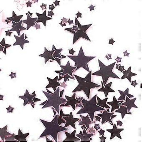 Blandede Farver Pentagram Pailletter Juledekorationer Bordkonfetti DIY Tilbehør 02