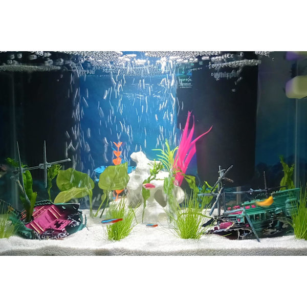 Akvarie vrag dekorationer - Nedsænket skib ornament