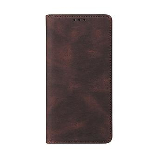 Enkel Suglukning Læderetui Til iPhone 13 Pro Max (Brun)