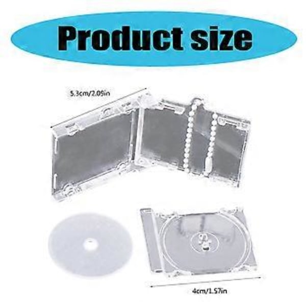 10 stk. akryl album vedhæng nøglering koncert memorabilia musikelsker tilbehør unik souvenir til idol støtter (Box cd disc bead cha)