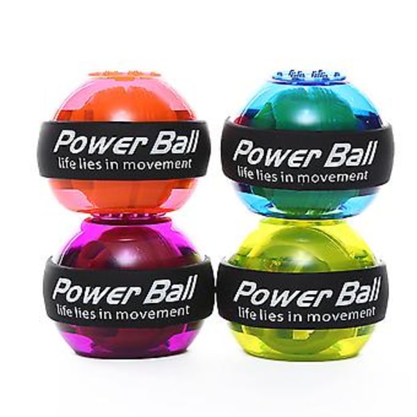 LED Handledsboll Träning Gyroskop Boll Gyro Power Handledsboll Arm Hand Muskelträning (Gul)