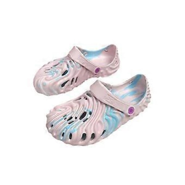 Crocs för vuxna, Strandtofflor, Sommartofflor för vuxna par, Crocs för män och kvinnor (37 rosa)