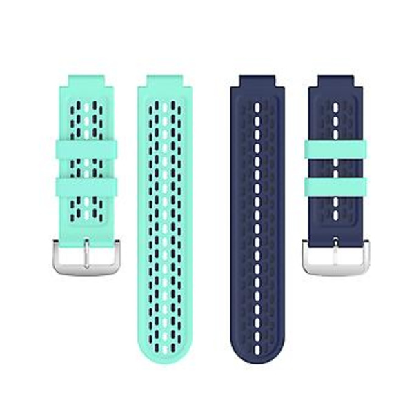 Silicone Urrem til Garmin Approach S2 / S4 (Mintgrøn Blå)