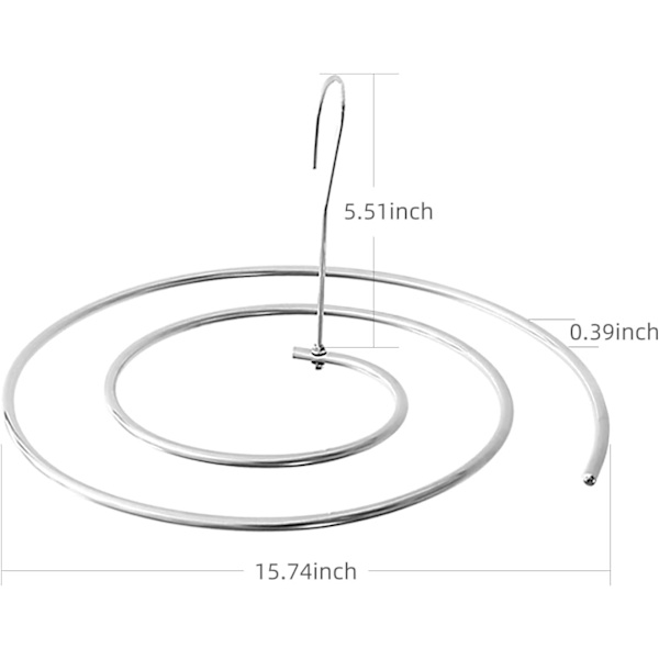[2 Pak] Sengestøtte, Pladsbesparende, Spiral Multi-funktionel