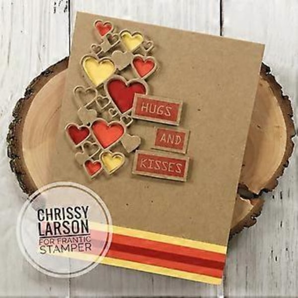 Kærlighedsstreng Metal Skæreforme til DIY Prægning Scrapbooking Kortfremstilling