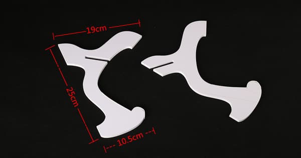 Fiolin/Ukulele Stativ - X Gitar Stativ - Bærbar PVC Tre Uk