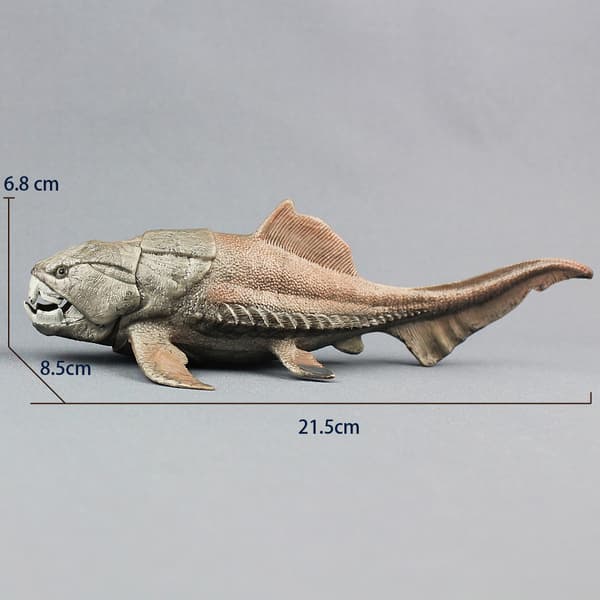Dunkleosteus Dinosaur Figur, Flerfarget
