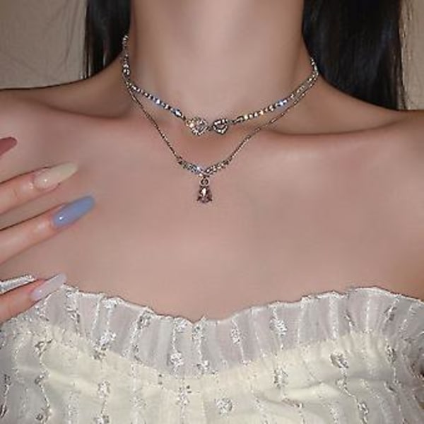 Vintage Butterfly Halskæde Kvinder Guld Rustfrit Stål Blad Slangekæder Æstetiske Charms Choker Kvinder Smykker Gave Til Mujer-xl381 ( XL136)