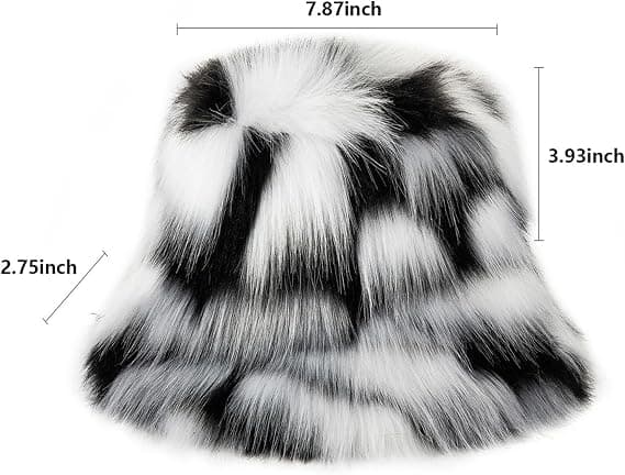 (A) Generisk plys Bobs Dame Varm Tyk Bob Hat Vinter Ski Cap Chic Elegant Kawaii Beanies Fluffy C