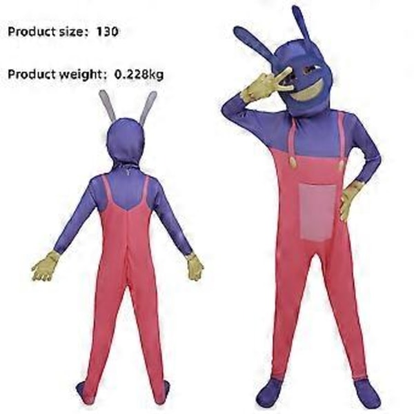 The Amazing Digital Circus Cosplay Jumpsuit Jax Caine Bodysuit Kostym (150 Jax)