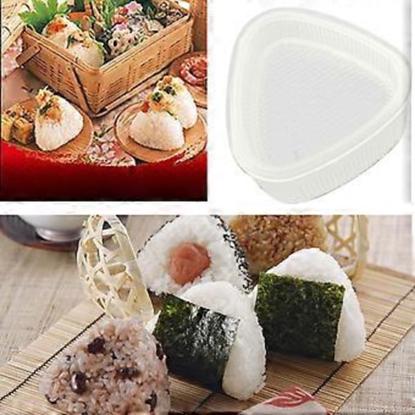 Triangelform Sushi DIY Risbollsbox Press Nori Form Matberedare Köksredskap