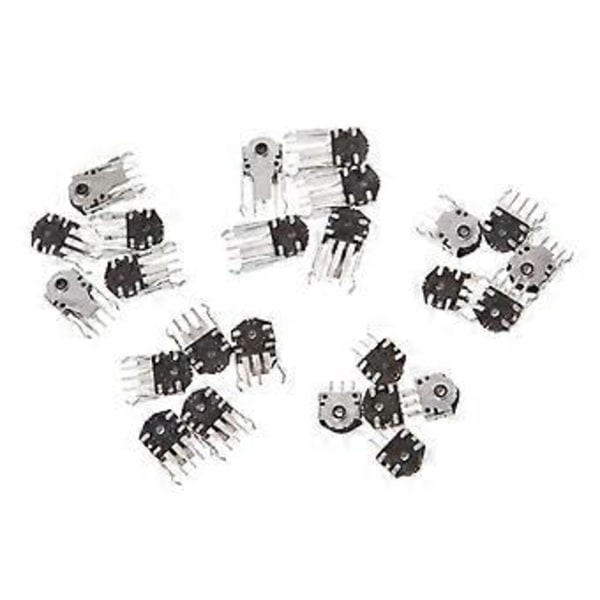 25 st 5 sorters Mus Encoder Kit Hjul Encoder Brytare Reparationsdelar Dekoderhjul