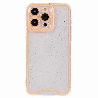 XW-serien til iPhone 14 Pro Max-deksel med glitterpulver, støtsikkert TPU-telefondeksel med lysende design (stil C)