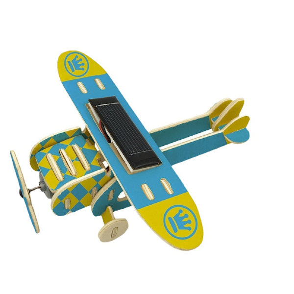 Solcellsdrivna flygplan Solcellsdrivna flygplan leksak 3D pussel