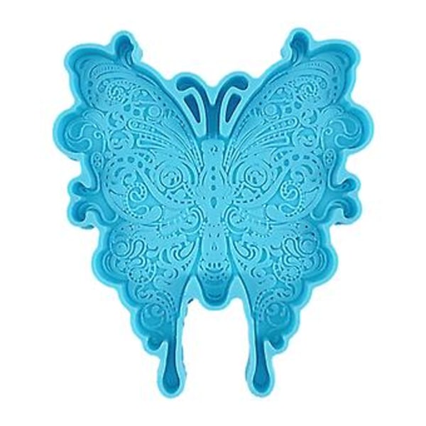 Krystall Agat Brikkeform for Sommerfugl Kopp Pad Resin Støpeform Silikon Mou
