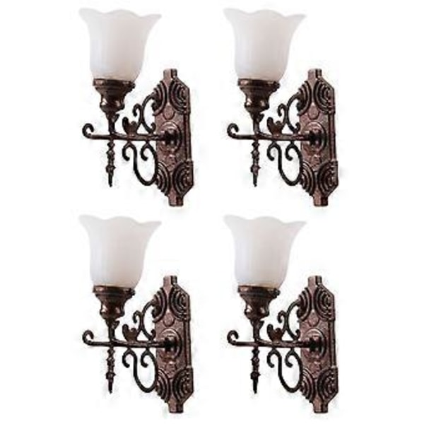 4 stk. Simulerte Mini Hagelys Modell Lys Modell Sandbord Lampe Dekorasjoner