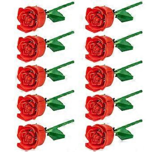 Romantisk Rosebuket Byggeklodser Evig Model Samlet Plante Hjem Dekoration Mors Dag Bi