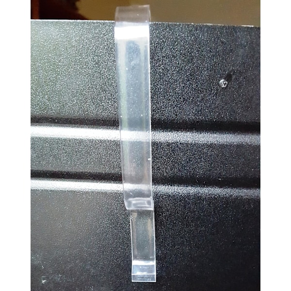 Musikkstativ sideholder - Clear Grip 2-pakning
