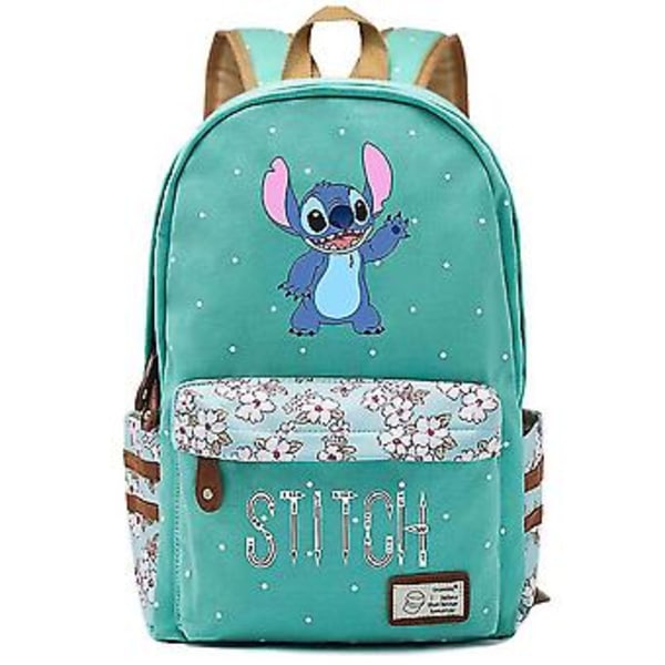 Uusi Kawaii Disney Stitch Poikien ja Tyttöjen Lasten Koululaukku Naiset Reppu Teini-ikäiset Koululaukut Canvas Matkalaukku Kannettava Tietokone Reppu-r (19)