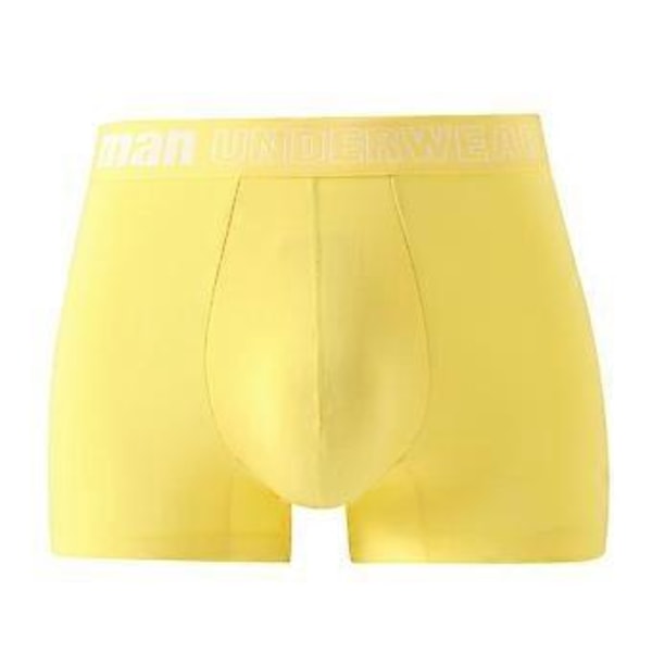 Herr Underkläder Stora Boxerkalsonger Stora Storlekar Trosor Mode Trosor Kalsonger M L XL 2XL 3XL 4XL 5XL 6XL 7XL (7XL gul)