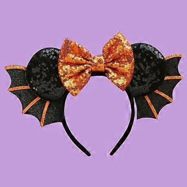 Söt Halloween Hårband med Rosett och Musöron Design Håraccessoarer för Kvinnor på Halloween Dekorationer Party C( C)