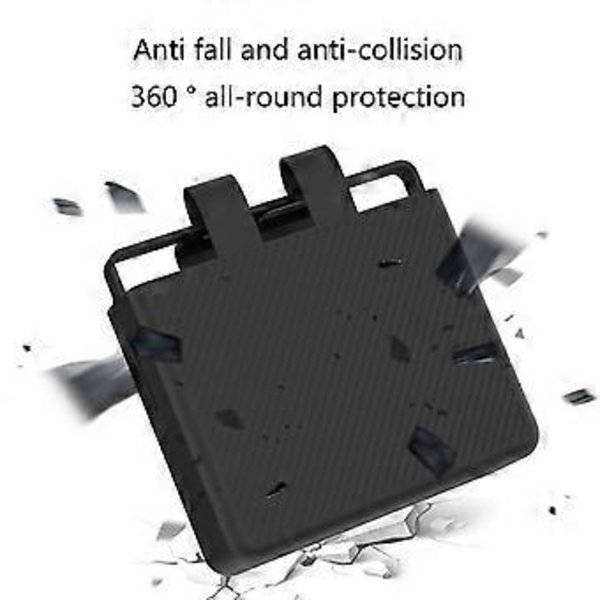 Flexibelt Silikonfodral för RG35XX Skyddsfodral Stöttåligt Skal Spelkonsol Hudskydd Vattentätt Hölje Blå(Blå)