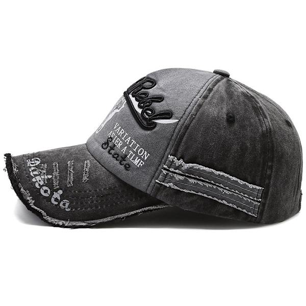 Unisex Baseball Cap Justerbar Golf Hat Pustende Vintage Jeans