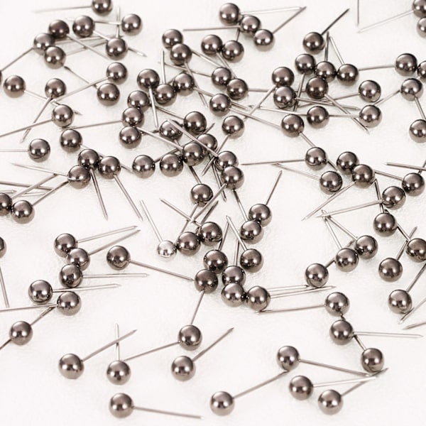 400 stycken 1/8 tum stålstift med stålstift (vintage met*