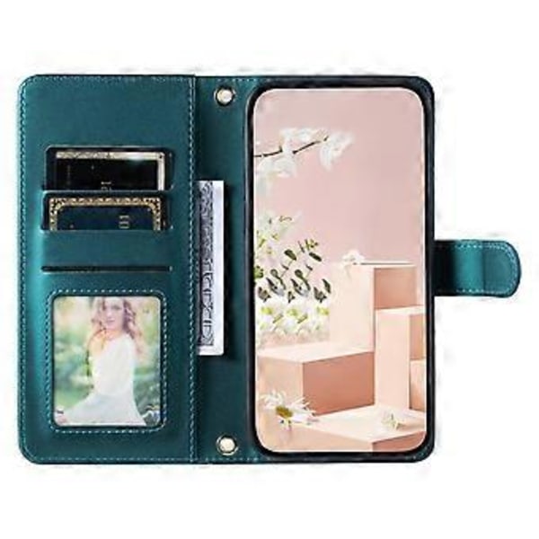 Til Samsung Galaxy A32 5G/M32 5G Etui Rhombus Grid Wallet Crossbody Telefon Taske Cover (Style C)