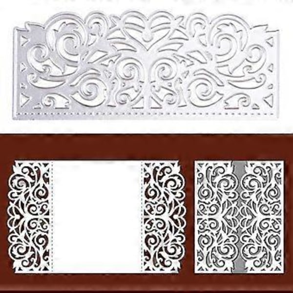 Hul Macrame Skæreforme Håndlavet Stencil Form Prægning Mønster