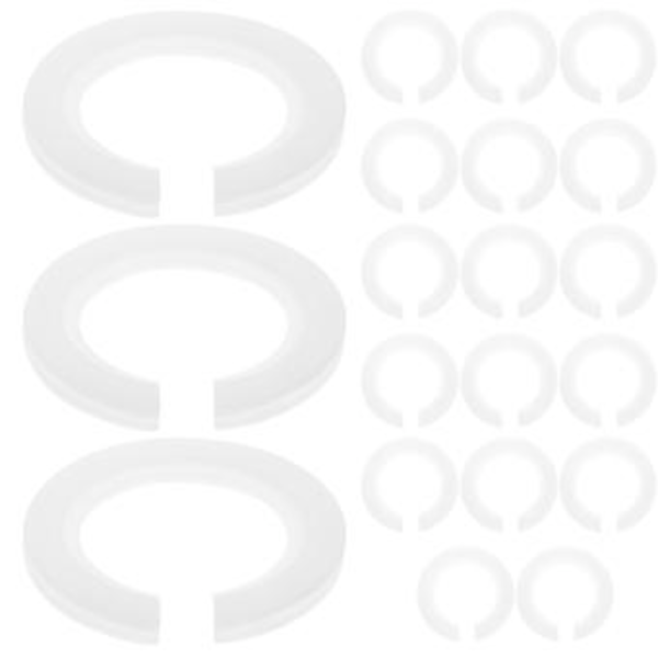 20 st Lampskärmsadapterring E27 till E14 Lampskärm Konverteringsring Ljusskärm Ersättningsdelar
