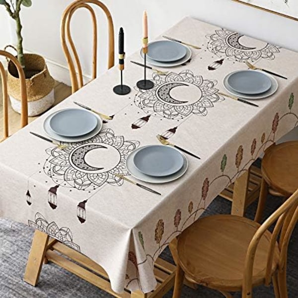 Rektangulär belagd duk, vattentät duk, 140 x 180 cm