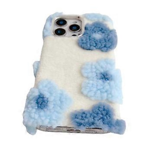 Plushblomm TPU-fodral för iPhone 16 Pro Max (Stil A)