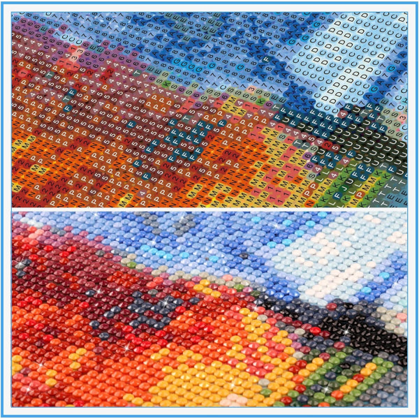 30 x 40 cm, solnedgång vid havet Diamond Painting Brod