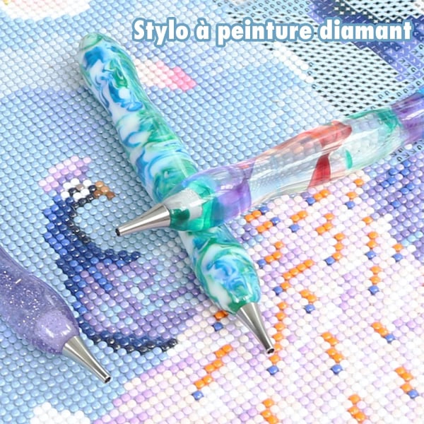 （6 x 22 x 1,8 cm）Diamantmaleri Pen Kit 5D Diamantmaleri Pen