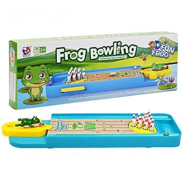 JUSCH Bordtennis Mini Bowlingspel - Bordtennisbord i Trä  Liten Bowling Skytte  Kontorsbord Stressavlastande Gadgets