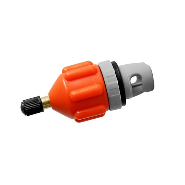 Orangefärgad 2-pack orangefärgad uppblåsbar pumpventil adapter, SPU