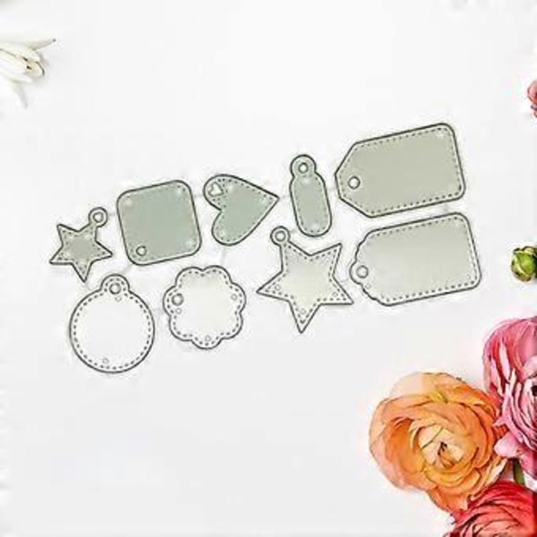 DIY Metal Stenciler Embossing Skabelon Kulstofstål Sticker Skærende Dørforme