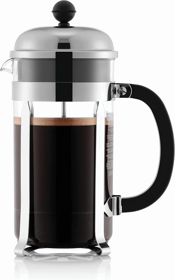 Fransk press kaffemaskin - 8 kopper - 1,0 L