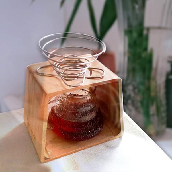 Hopfällbar kaffefilterdripper återanvändbar filter tesil St