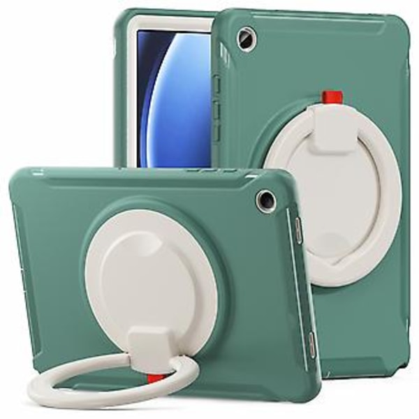 TPU + PC Skyddande Tabletfodral För Samsung Galaxy Tab A9+ (Smaragdgrön)