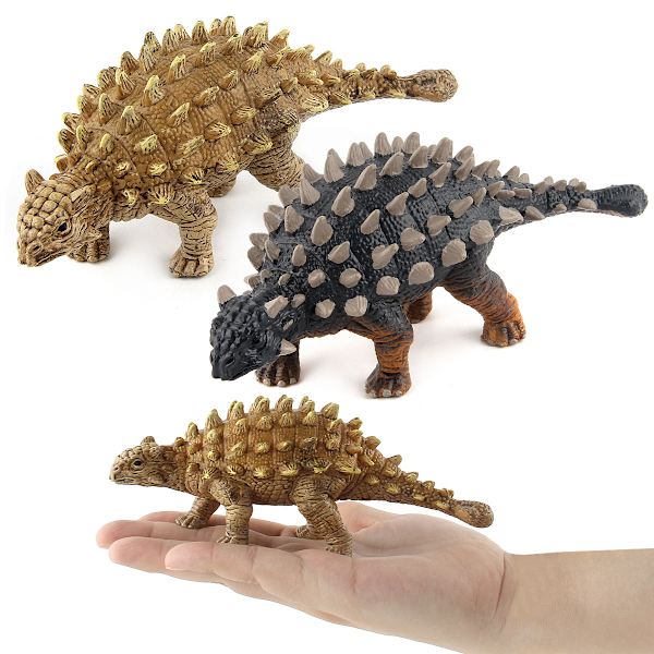 Dinosaurie Ankylosaurus Figur, Flerfärgad