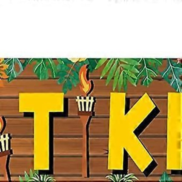Tiki Banner Hawaiianske Festdekorationer Soveværelsesartikler Plakat