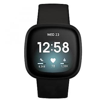 For Fitbit Versa 3 / Sense Silikon Armbånd Størrelse: L (Lilla)
